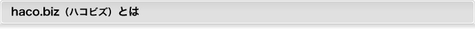haco.biz（ハコビズ）とは