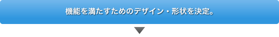 機能を満たすためのデザイン・形状を決定。